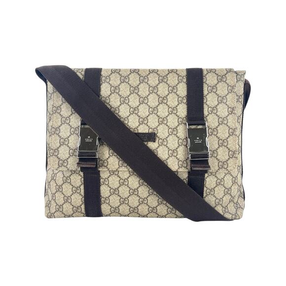 Gucci Supreme Monogram Messenger Bag - Picture 1 of 8
